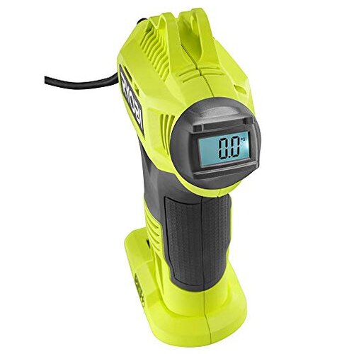 RYOBI ONE+ Cordless Air Inflator With Digital Gauge, 18V 4.0 Ah Lithium-Ion Battery - P737D