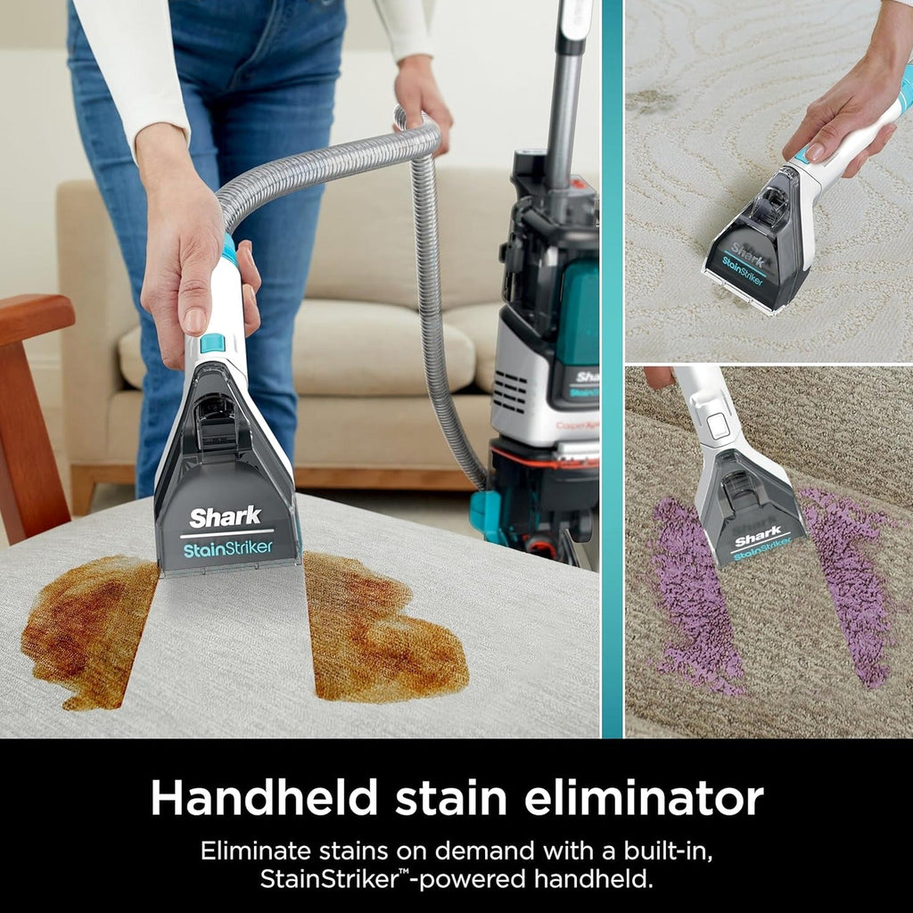 Shark CarpetXpert Carpet Cleaner, Cyan - EX201