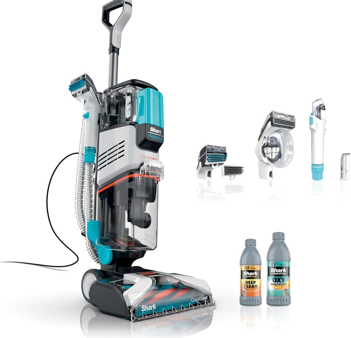 Shark CarpetXpert Carpet Cleaner, Cyan - EX201