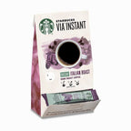 Starbucks VIA Instant Decaf Italian Roast Coffee Dark Roast 100% Arabica 50 Packets