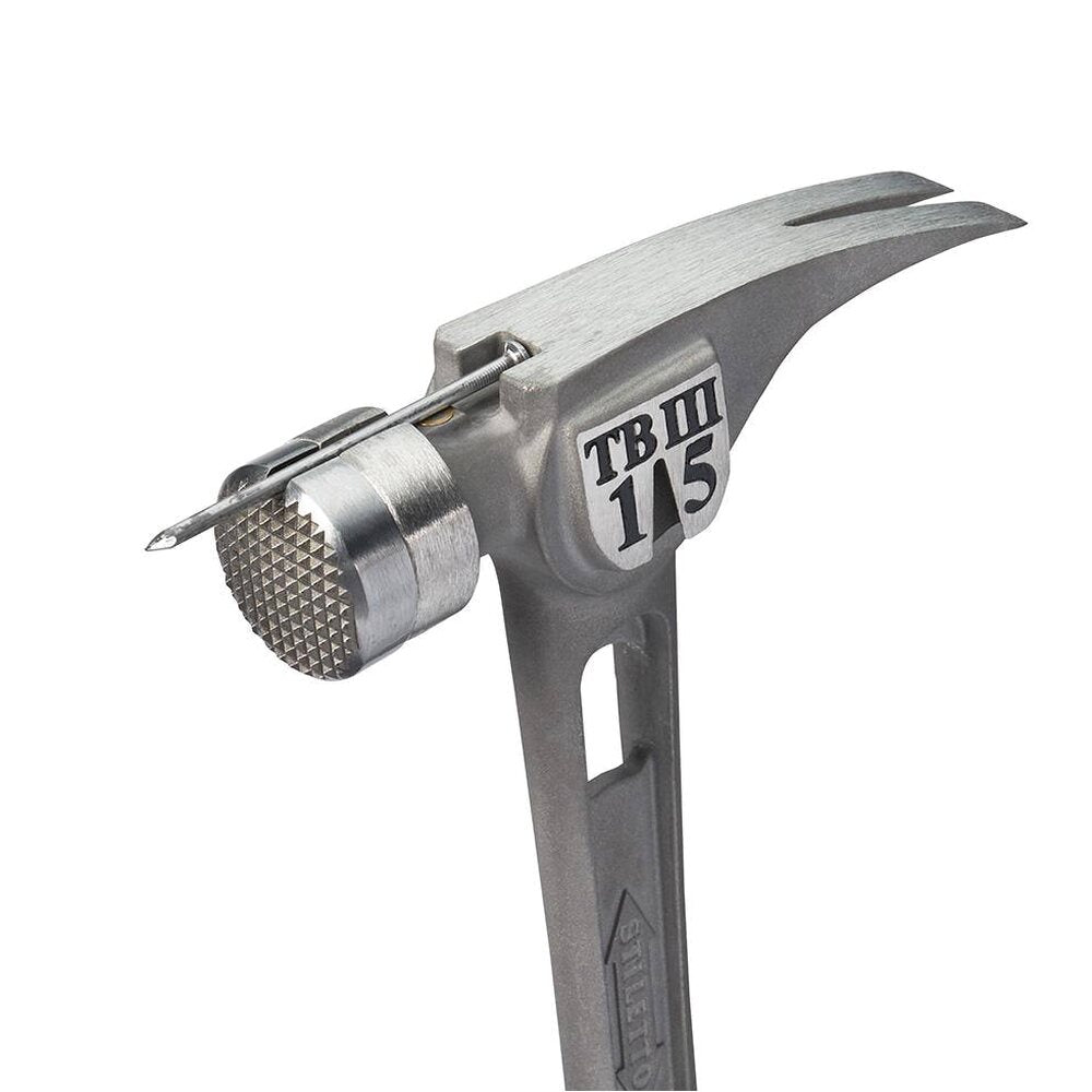 Stiletto Titanium Hammer 15 oz Curved Composite Handle Milled Face - TB3MC