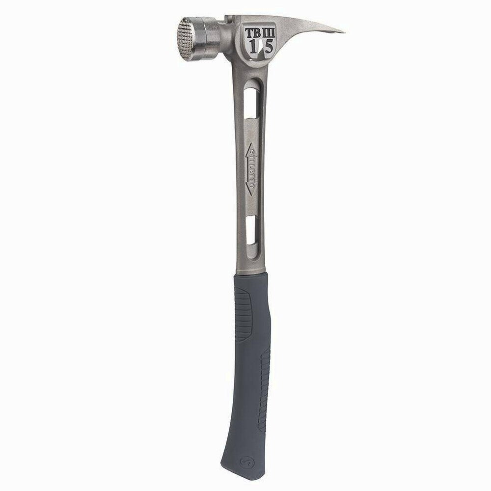 Stiletto Titanium Hammer 15 oz Curved Composite Handle Milled Face - TB3MC
