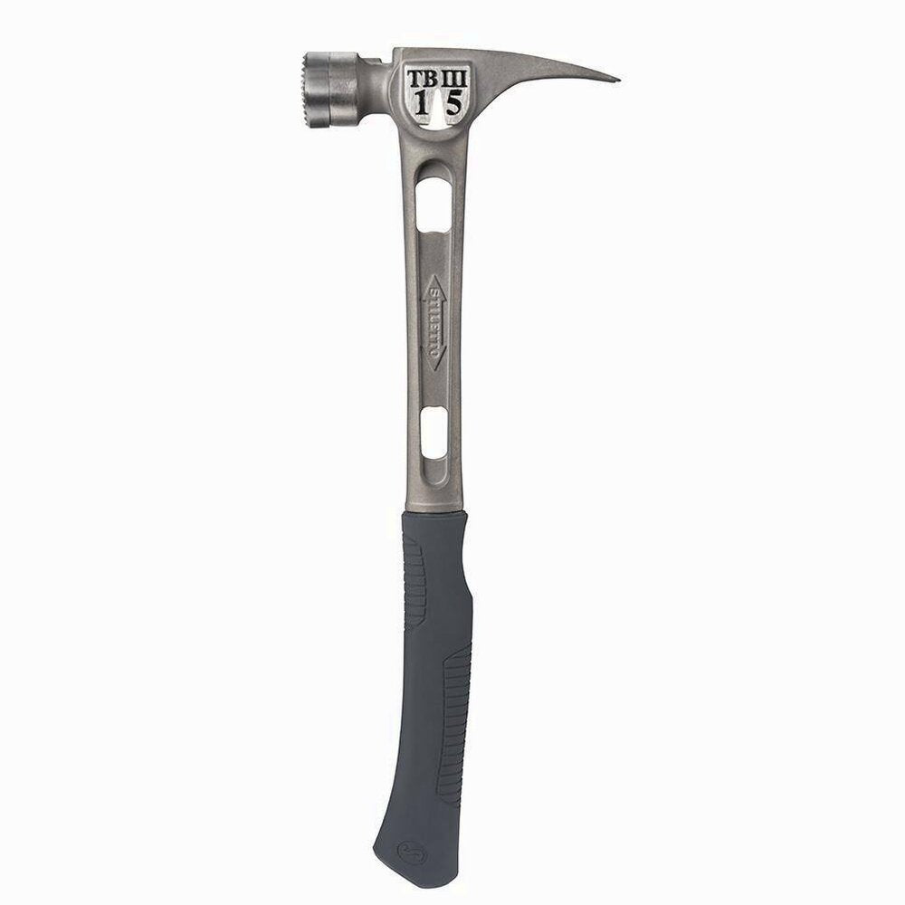 Stiletto Titanium Hammer 15 oz Curved Composite Handle Milled Face - TB3MC