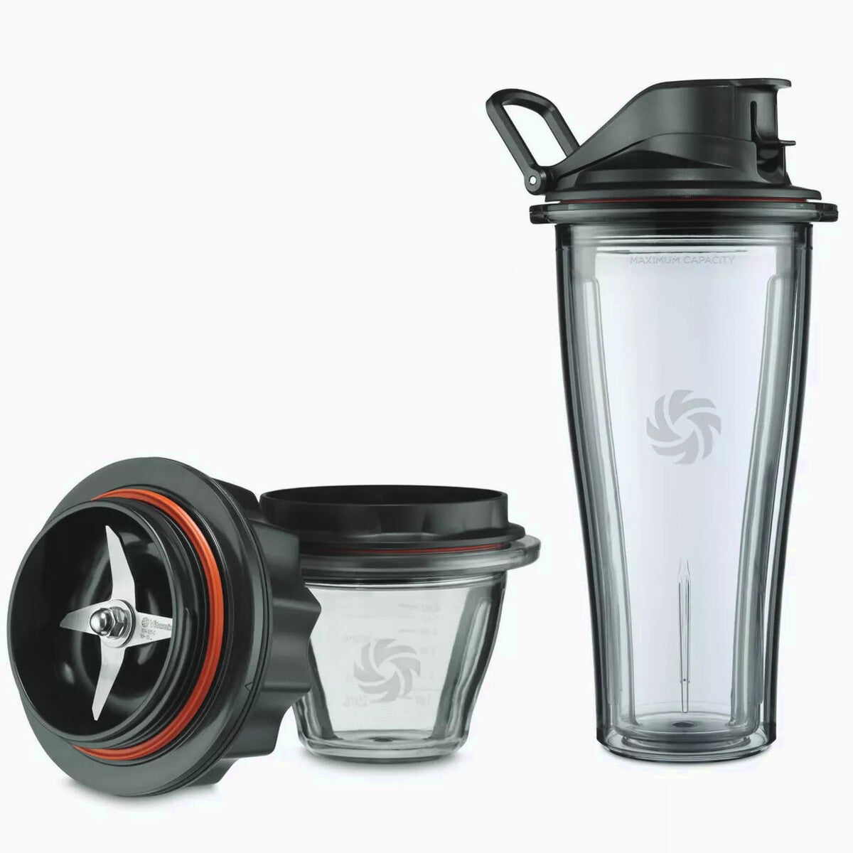 Vitamix Blending Cup & Bowl Starter Kit - Black, 5-Piece, Self-Detect, BPA-Free