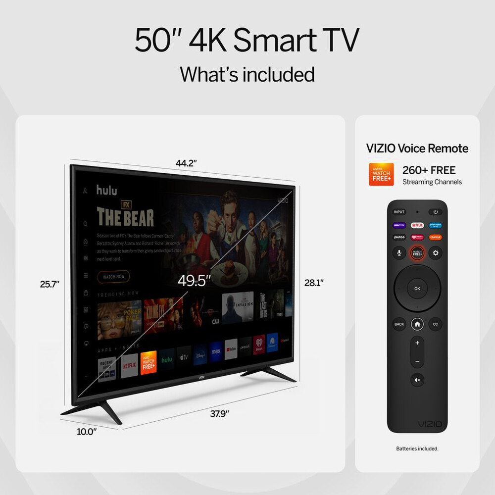 VIZIO 50 Inch V-Series 4K UHD LED Smart TV With Dolby Vision, HDR10, Full Array Backlight